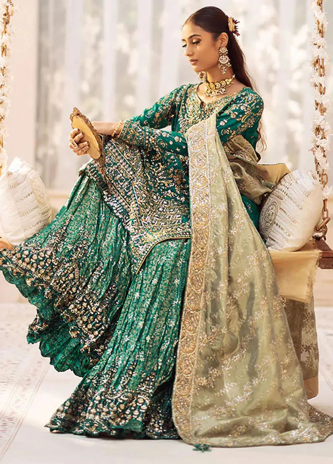 Aik Atelier Embroidered Silk Suits Unstitched 3 Piece AIK25EF Vl2 Look 09 - Formals Collection