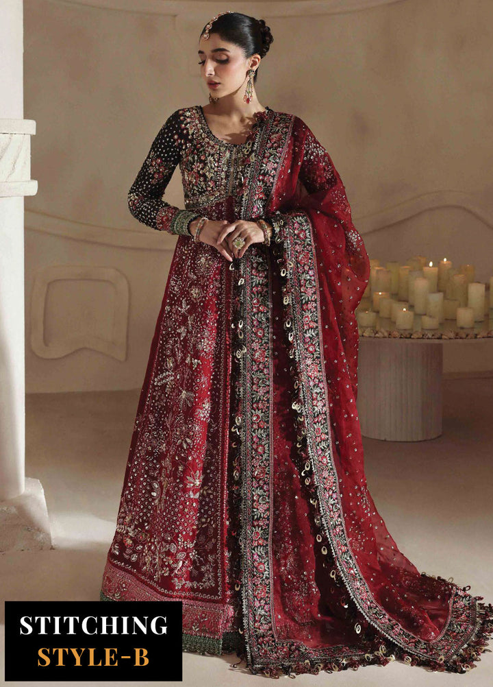 Lilianne by Republic Womenswear Embroidered Raw Silk Suits Unstitched 3 Piece RW25LW D-03 Luceinne - Wedding Collection