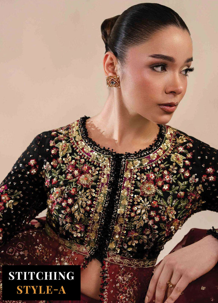 Lilianne by Republic Womenswear Embroidered Raw Silk Suits Unstitched 3 Piece RW25LW D-03 Luceinne - Wedding Collection