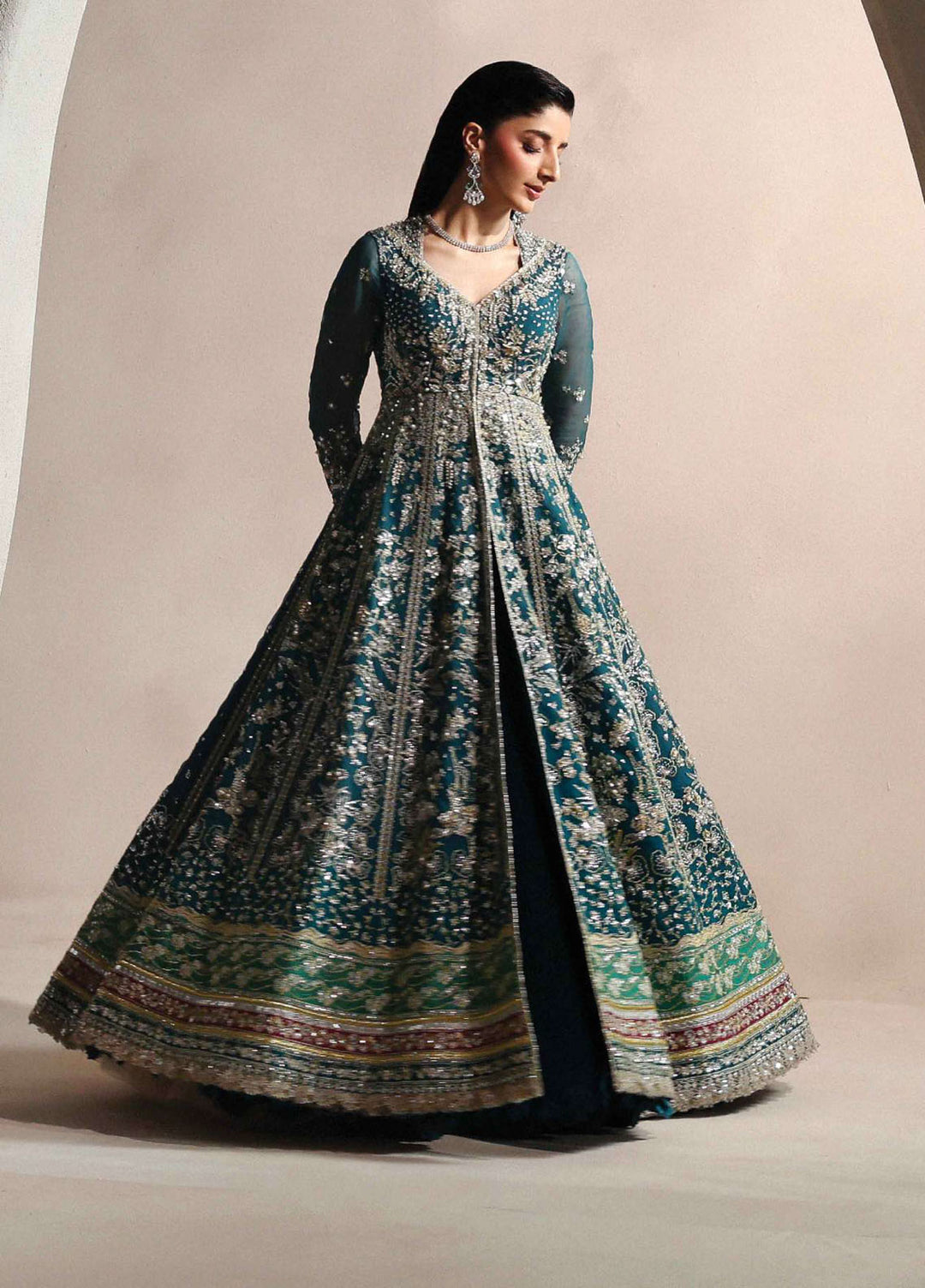 Lilianne by Republic Womenswear Embroidered Organza Suits Unstitched 3 Piece RW25LW D-01 Oriane - Wedding Collection