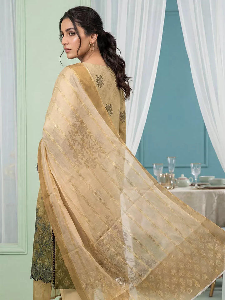 Salitex Women Unstitched Embroidered Lawn 3 Piece Suit SUNS8FS216 - Casual Collection