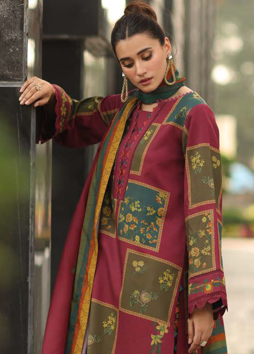 C Prints by Charizma Printed Linen Suits Unstitched 3 Piece CZ25CW CPW5-10 - Winter Collection