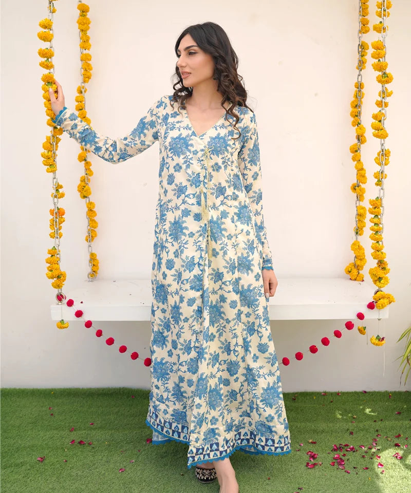 Dhaga Women Pret Printed 1 Piece Jacquard Chandni DHFF05 - Summer Collection