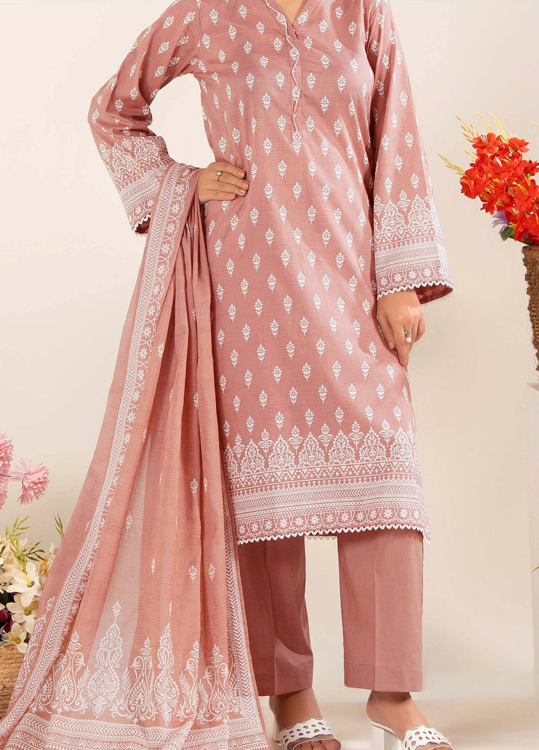 Narmin by Narkin's Unstitched Printed Lawn 3 Piece Suit NN26ULC NUSLW-3138 - Casual Collection
