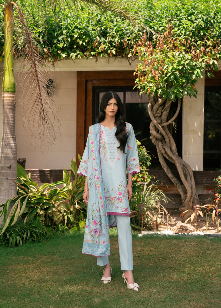 Orissa by Rashid Textiles Unstitched Embroidered Lawn 3 Piece Suit RT26ULO 3755 - Casual Collection