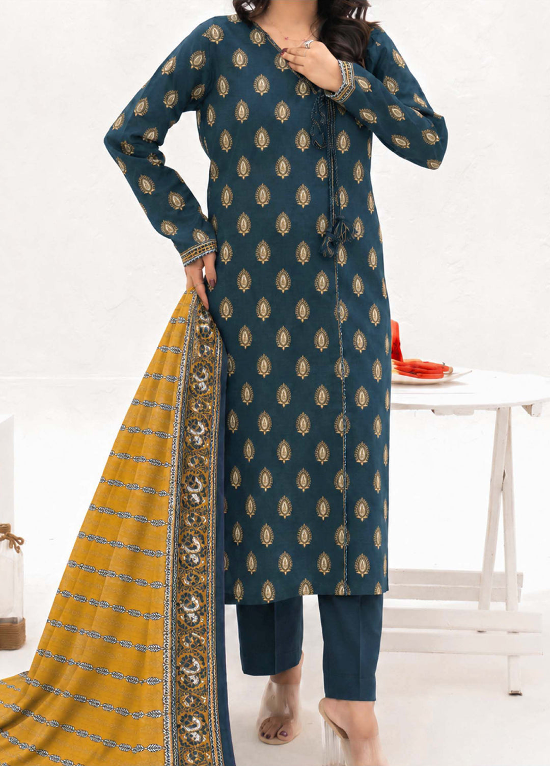 Narmin by Narkin's Unstitched Printed Lawn 3 Piece Suit NN26ULC NUSLW-3140 - Casual Collection