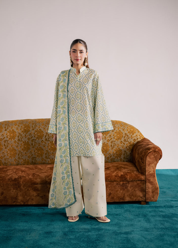 Print Diary by Rashid Textiles Unstitched Printed Lawn 3 Piece Suit RT26UPG 3778 - Casual Collection