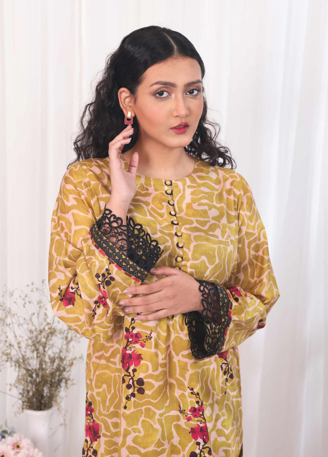 Kamyab Kurti by Rashid Textiles Unstitched Printed Lawn 1 Piece Suit RT26ULK 8758 - Casual Collection