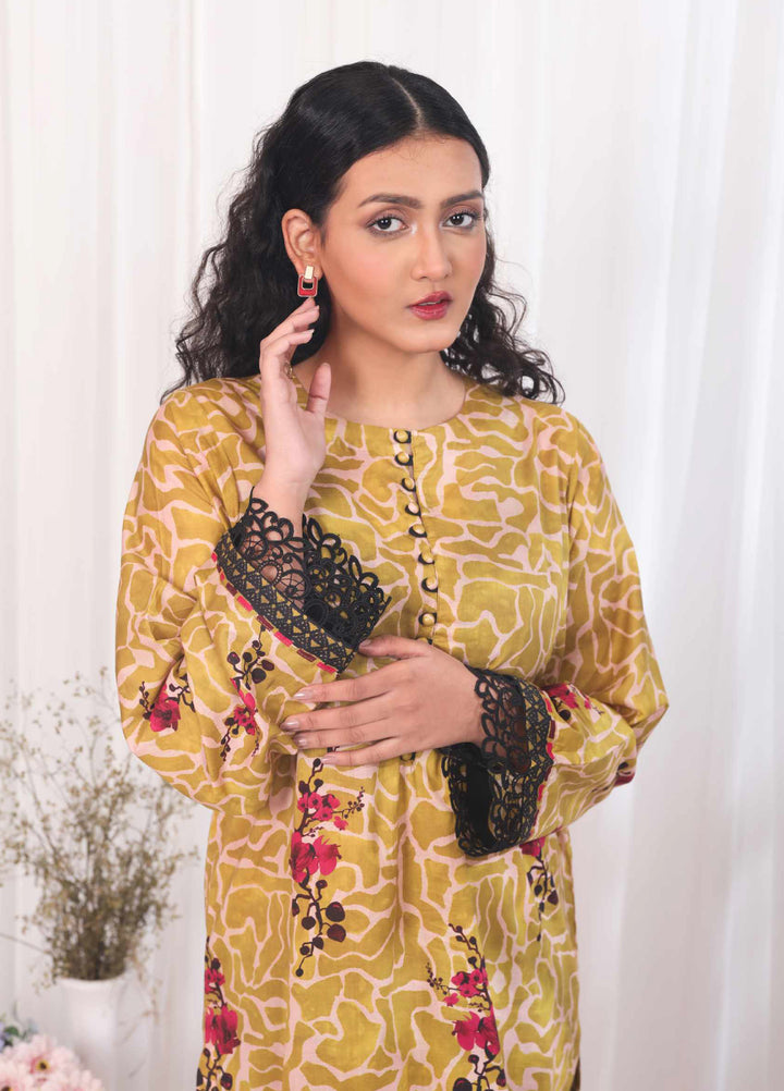 Kamyab Kurti by Rashid Textiles Unstitched Printed Lawn 1 Piece Suit RT26ULK 8758 - Casual Collection