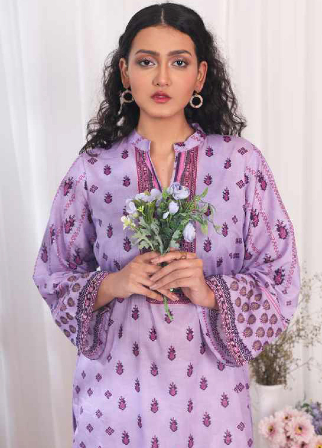 Kamyab Kurti by Rashid Textiles Unstitched Printed Lawn 1 Piece Suit RT26ULK 8753 - Casual Collection