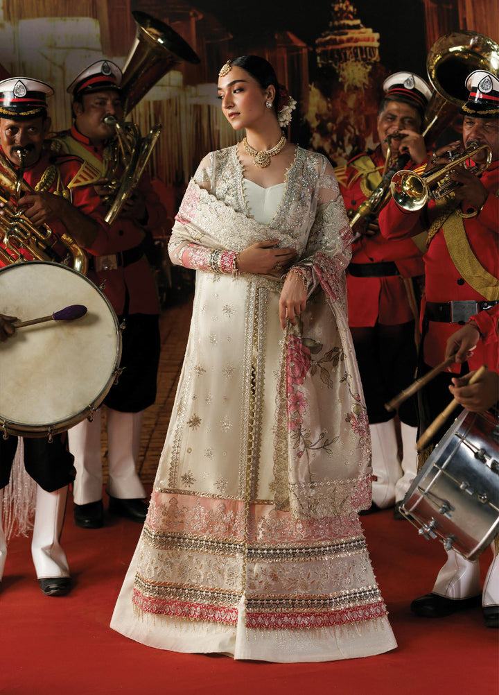 Shehnai by Afrozeh Unstitched Hand work Khaadi Net 3 Piece Suit AF26USW Rang-E-Wafa AFR-0154 - Wedding Collection
