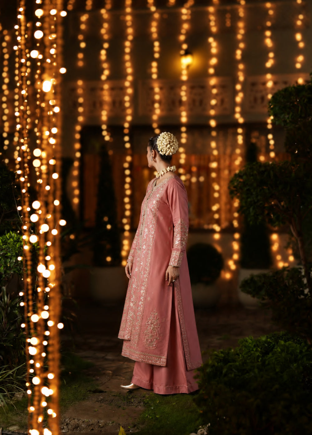 Chand Bali by Casual Lite RTW Embroidered Viscose Silk 3 Piece Suit CL26UCR ZarGul - Wedding Collection
