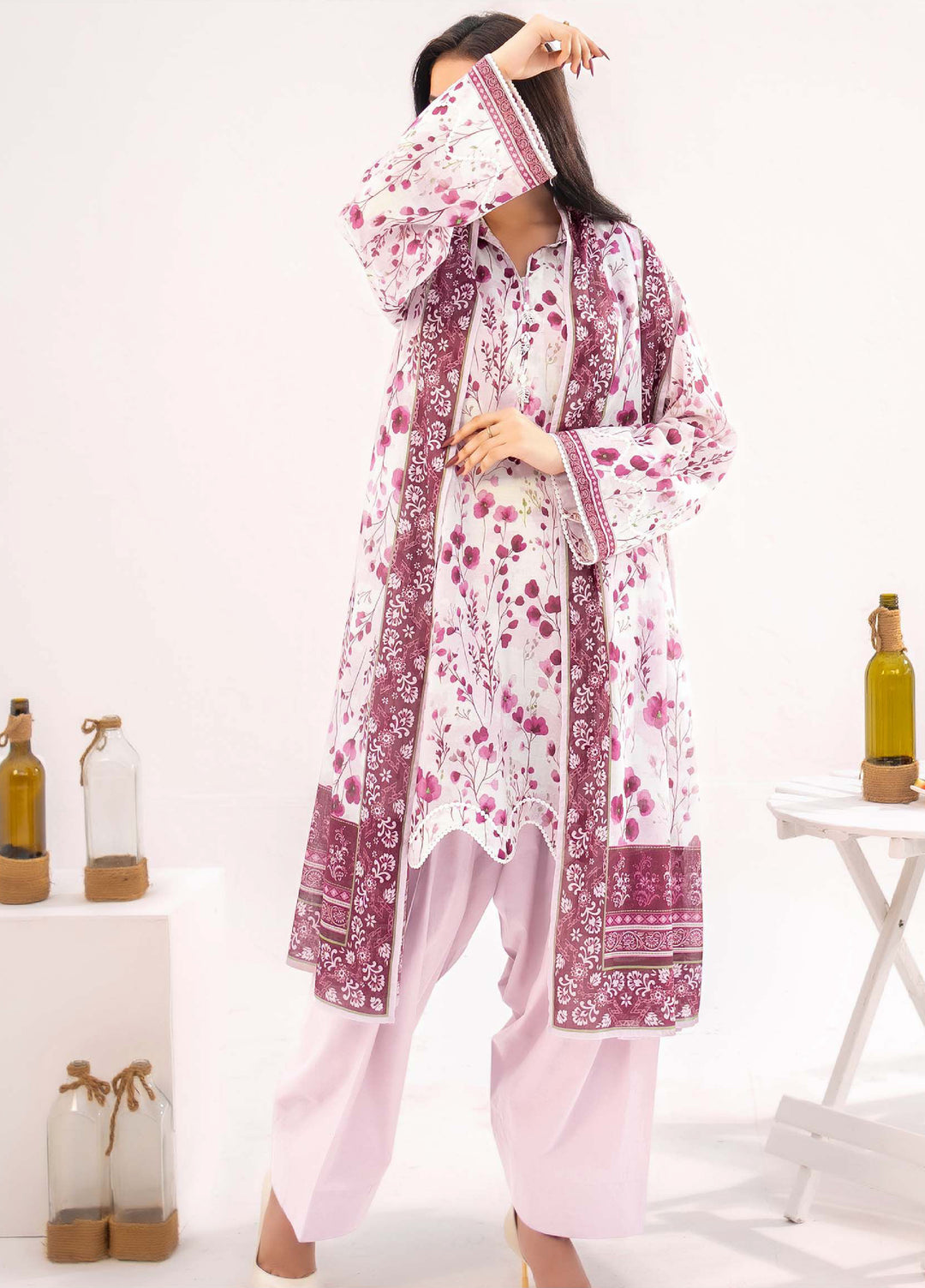 Narmin by Narkin's Unstitched Printed Lawn 3 Piece Suit NN26ULC NUSLW-3098 - Casual Collection