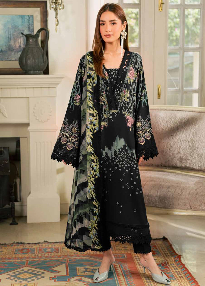 Signature Prints by Nureh Unstitched Printed Viscose Slub 3 Piece Suit NU26UVS SP-213 - Winter Collection