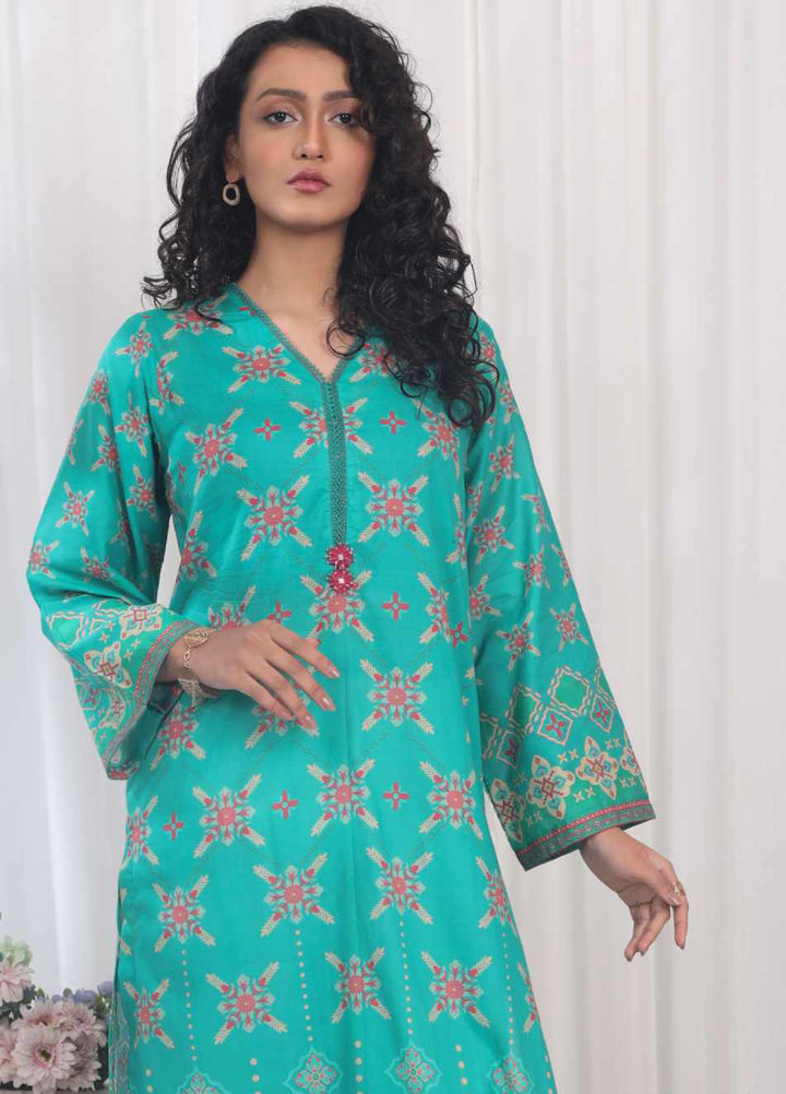 Kamyab Kurti by Rashid Textiles Unstitched Printed Lawn 1 Piece Suit RT26ULK 8757 - Casual Collection