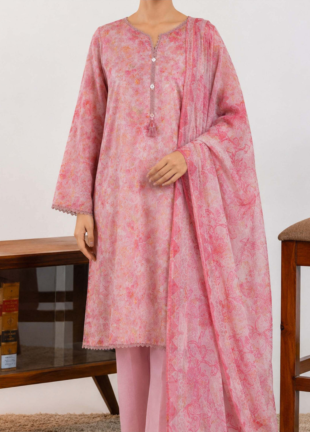 Narmin by Narkin's Unstitched Printed Lawn 3 Piece Suit NN26ULC NUSLW-3408 - Casual Collection