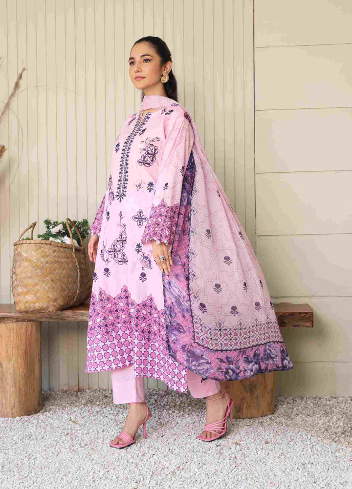 Kotor by Rashid Textiles Unstitched Embroidered Lawn 3 Piece Suit RT26ULK 9131 - Casual Collection