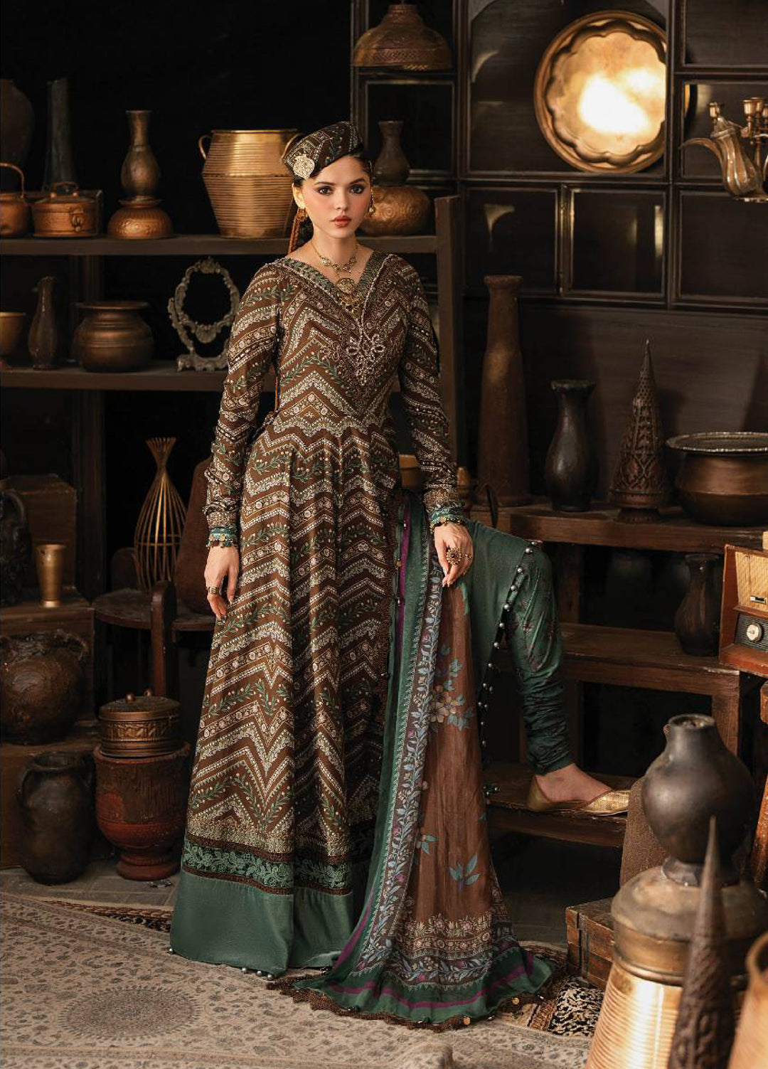 M Prints by Maria B Unstitched Printed Cambric 3 Piece Suit MB26UPC 7A - Casual Collection
