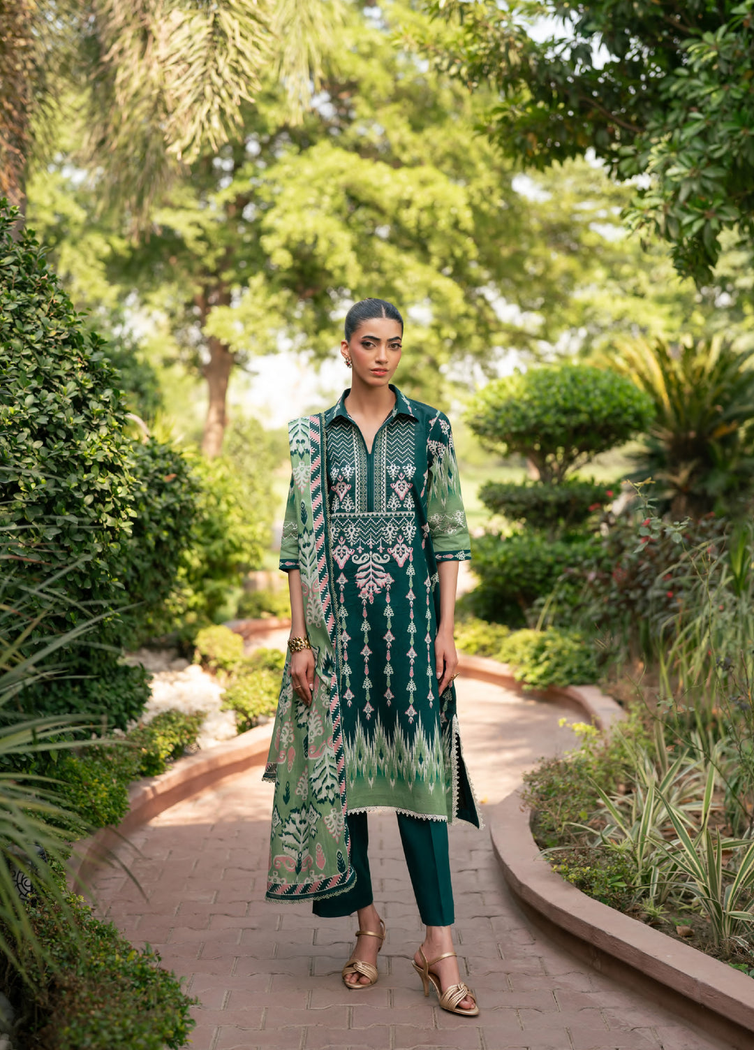 Orissa by Rashid Textiles Unstitched Embroidered Lawn 3 Piece Suit RT26ULO 3756 - Casual Collection
