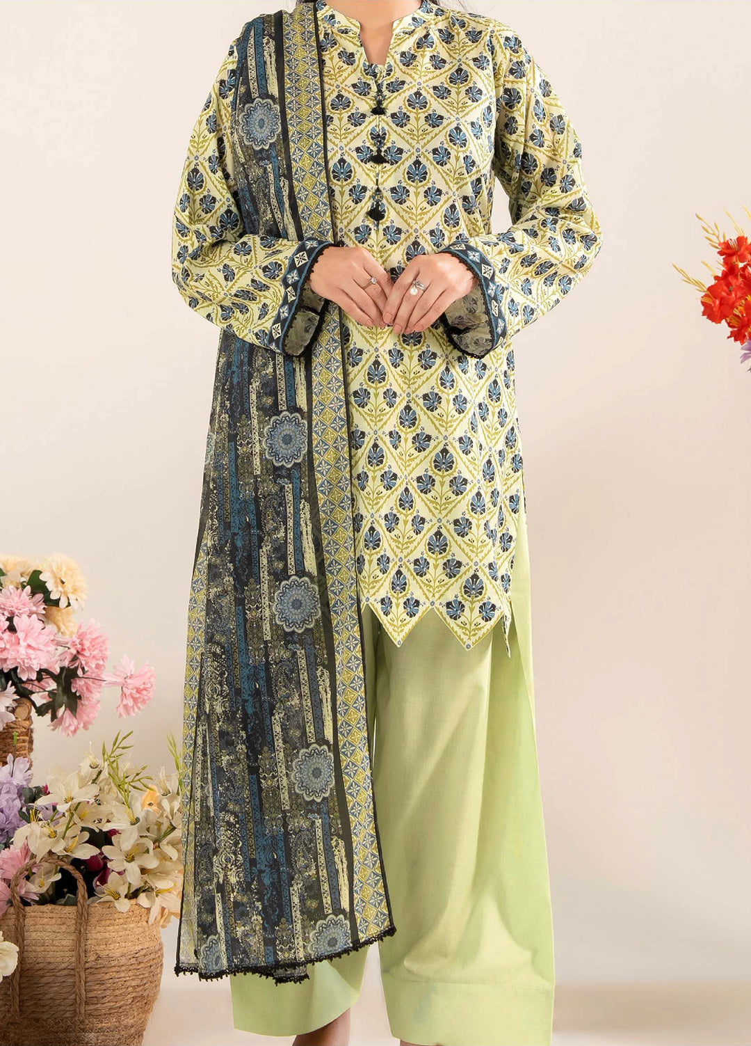 Narmin by Narkin's Unstitched Printed Lawn 3 Piece Suit NN26ULC NUSLW-3137 - Casual Collection