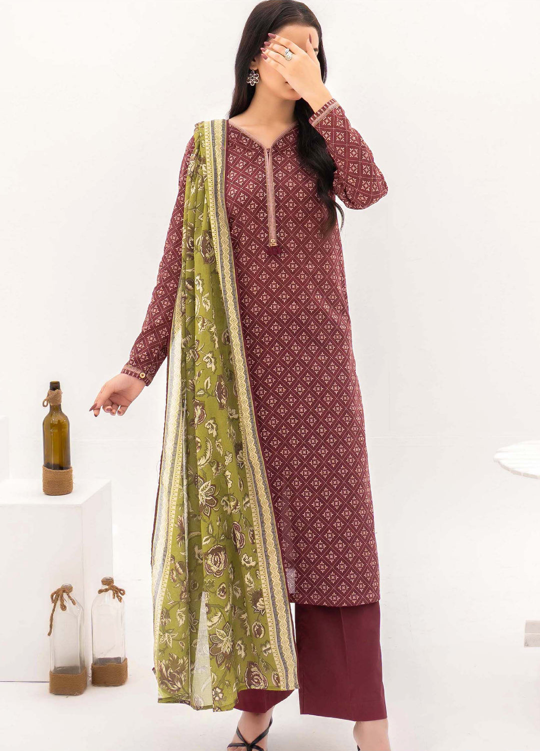 Narmin by Narkin's Unstitched Printed Lawn 3 Piece Suit NN26ULC NUSLW-3109 - Casual Collection