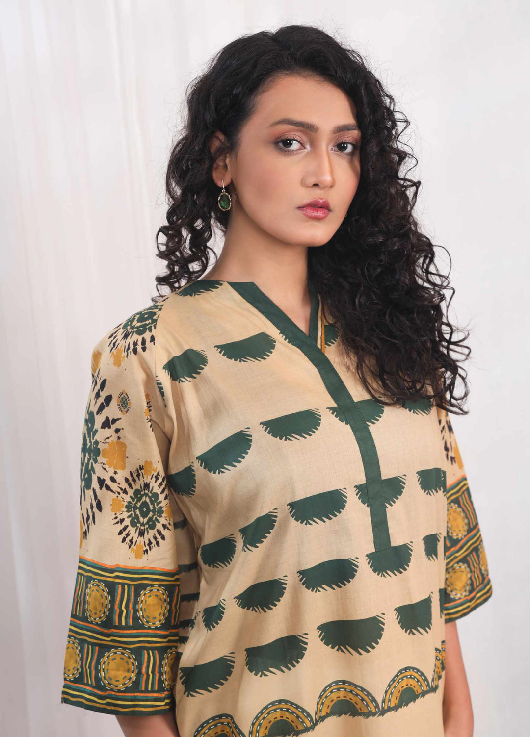 Kamyab Kurti by Rashid Textiles Unstitched Printed Lawn 1 Piece Suit RT26ULK 8754 - Casual Collection