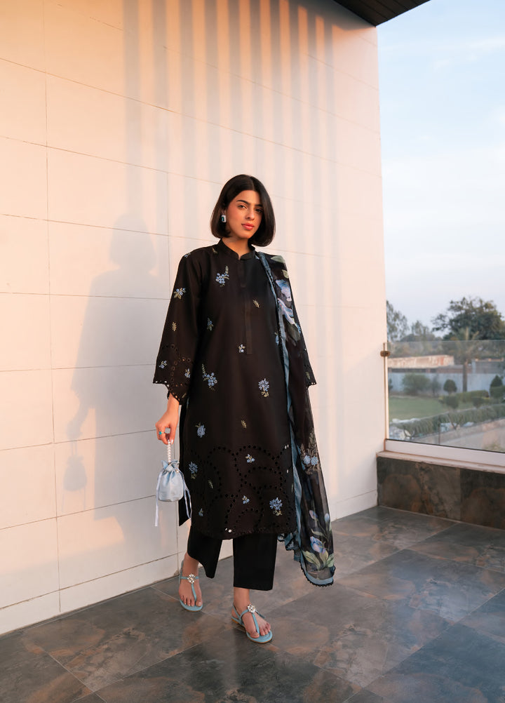 Ekiya by Rashid Textiles Unstitched Embroidered Lawn 3 Piece Suit RT26ULE 3768 - Casual Collection