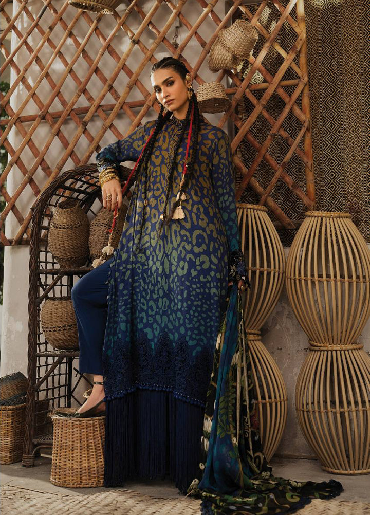 M Prints by Maria B Unstitched Printed Linen 3 Piece Suit MB26UPC 1B - Casual Collection