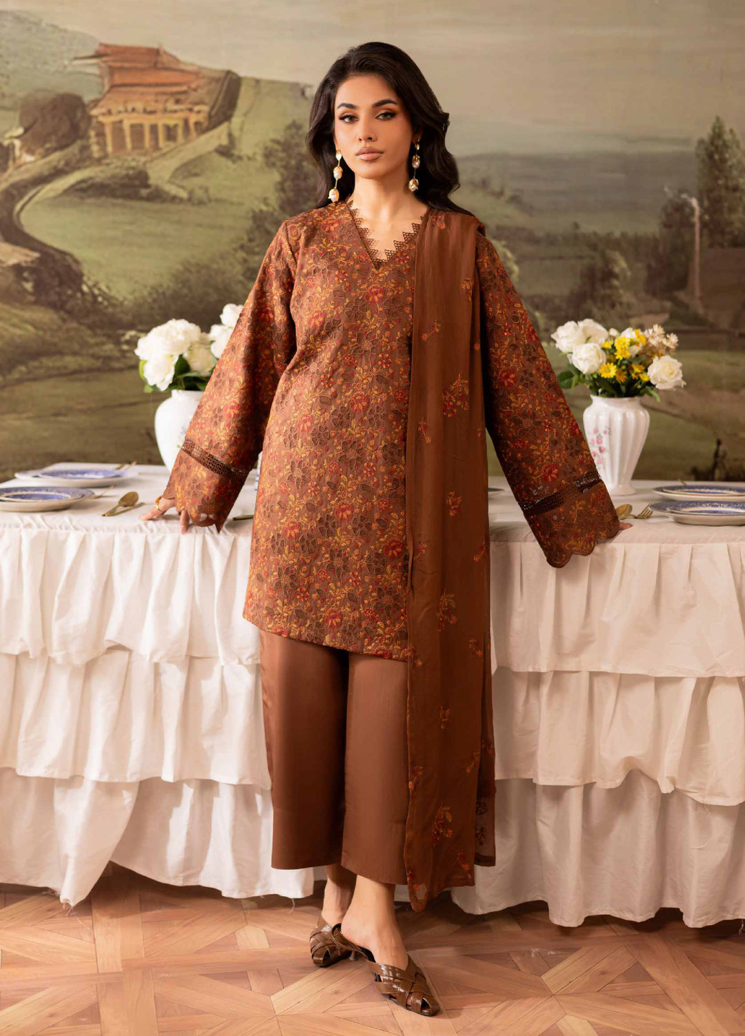 The Artisan's by Rashid Textiles Unstitched Embroidered Viscose 3 Piece Suit RT26UAV 4406 - Casual Collection