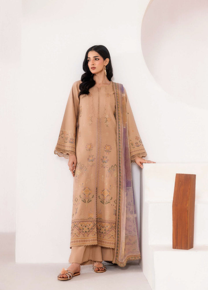 Intermix Zync by Florent Unstitched Embroidered Viscose 3 Piece Suit FL26UIZ FZ-3A - Casual Collection