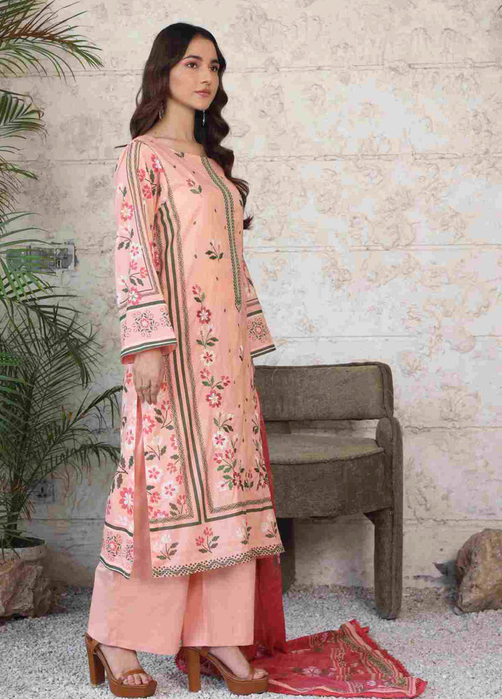 Kotor by Rashid Textiles Unstitched Embroidered Lawn 3 Piece Suit RT26ULK 9132 - Casual Collection