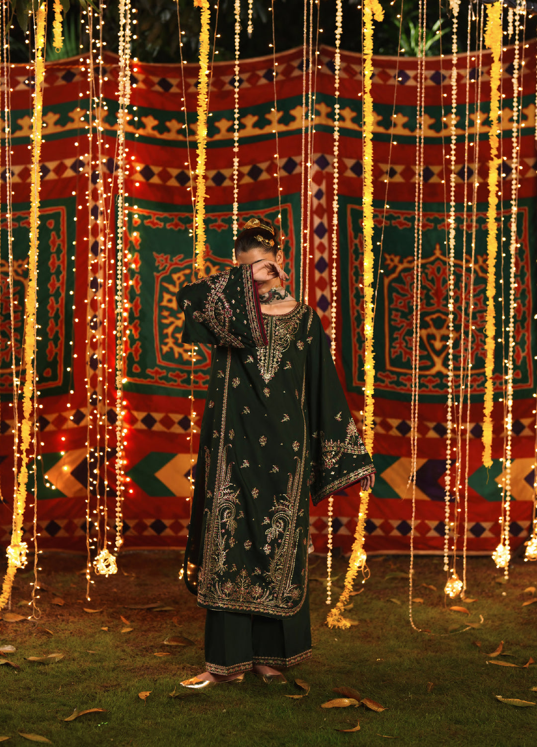 Chand Bali by Casual Lite RTW Embroidered Viscose Silk 2 Piece Suit CL26UCR Dil Kush - Wedding Collection