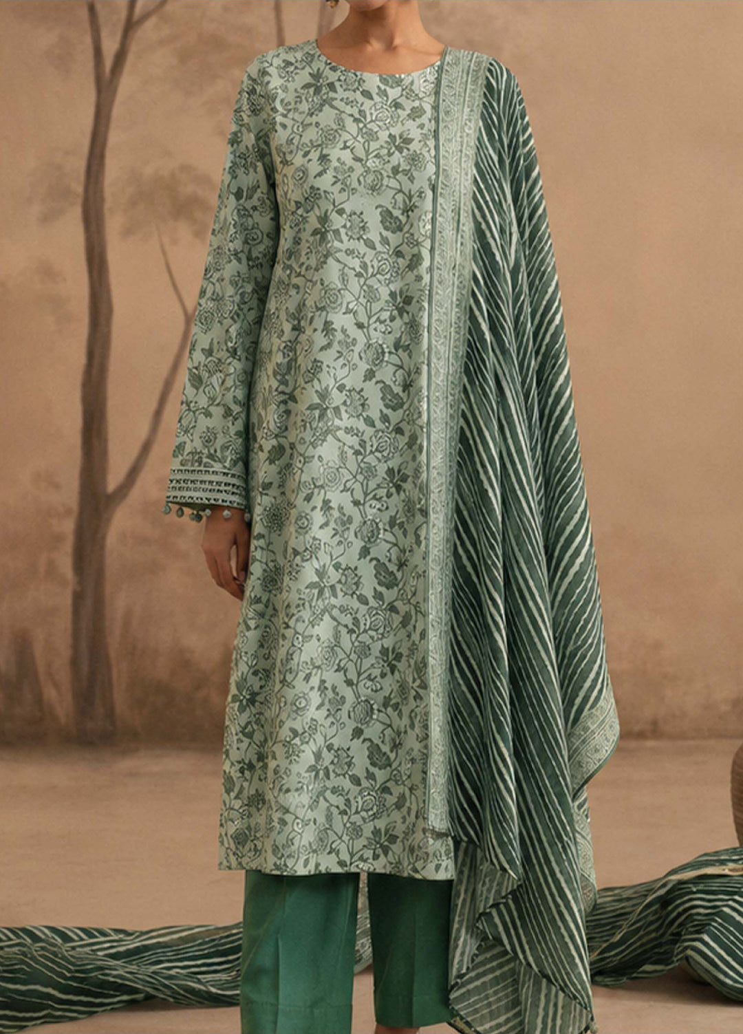 Narmin by Narkin's Unstitched Printed Lawn 3 Piece Suit NN26ULC NUSLW-3099 - Casual Collection