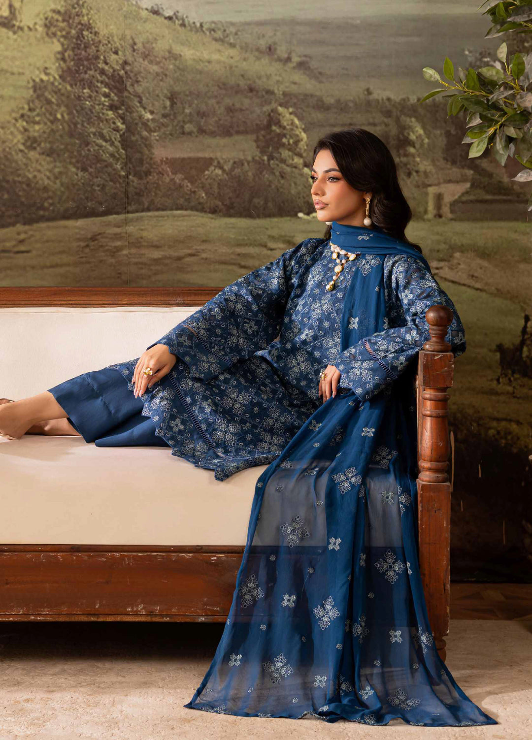 The Artisan's by Rashid Textiles Unstitched Embroidered Viscose 3 Piece Suit RT26UAV 4404 - Casual Collection