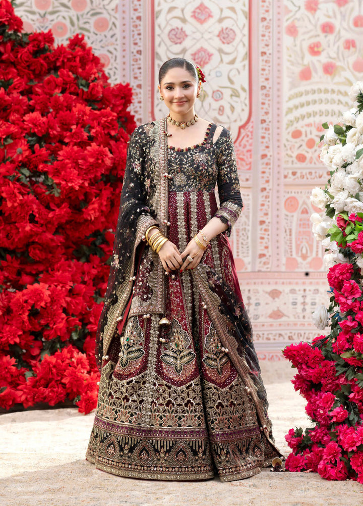 Jhoomro by Nureh Unstitched Embroidered Raw Silk 3 Piece Suit NU26UJW NL-95 - Wedding Collection