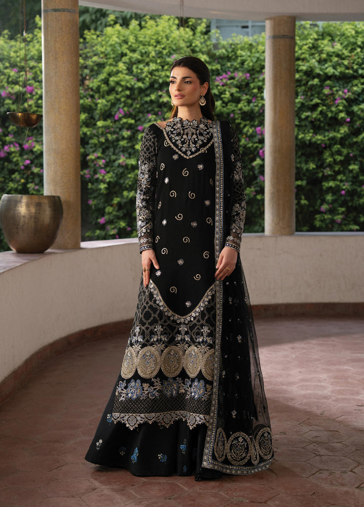 Pehli Nazar by Ayzel Unstitched Embroidered Raw Silk 3 Piece Suit AAF26UPN Gulnaar AYZ-0169 - Wedding Collection