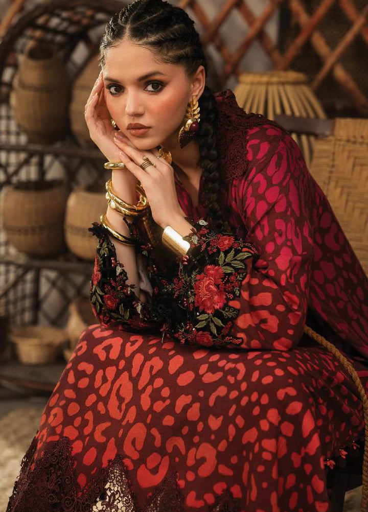 M Prints by Maria B Unstitched Printed Linen 3 Piece Suit MB26UPC 1A - Casual Collection