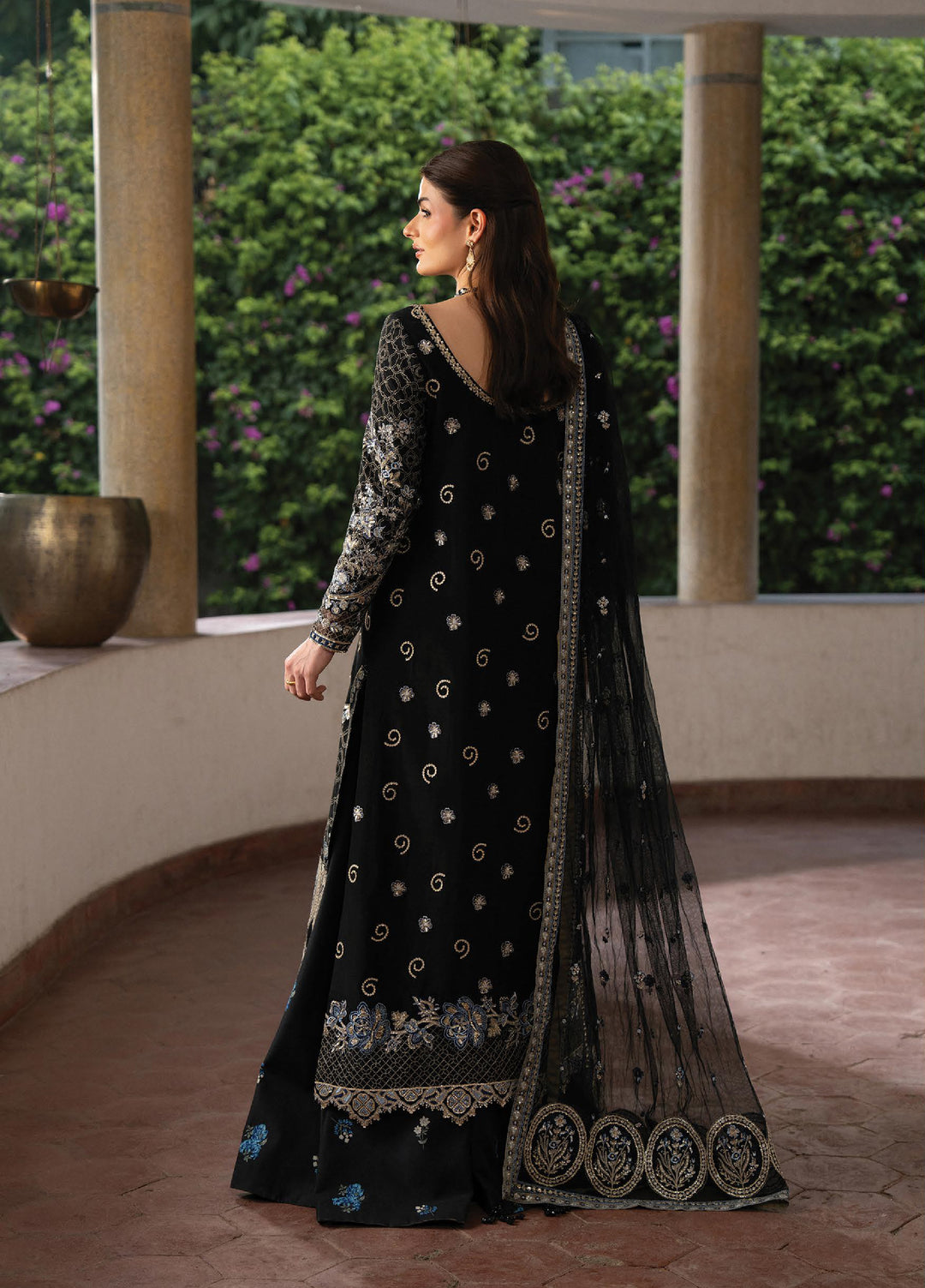 Pehli Nazar by Ayzel Unstitched Embroidered Raw Silk 3 Piece Suit AAF26UPN Gulnaar AYZ-0169 - Wedding Collection