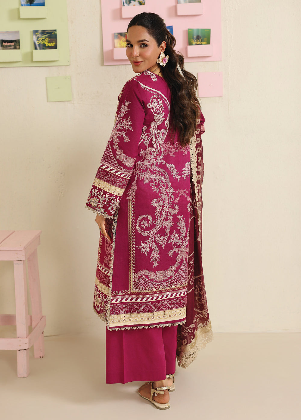 Anaya by Mahnur Unstitched Embroidered Lawn 3 Piece Suit MN26UALV AN2-20 - Festive Collection