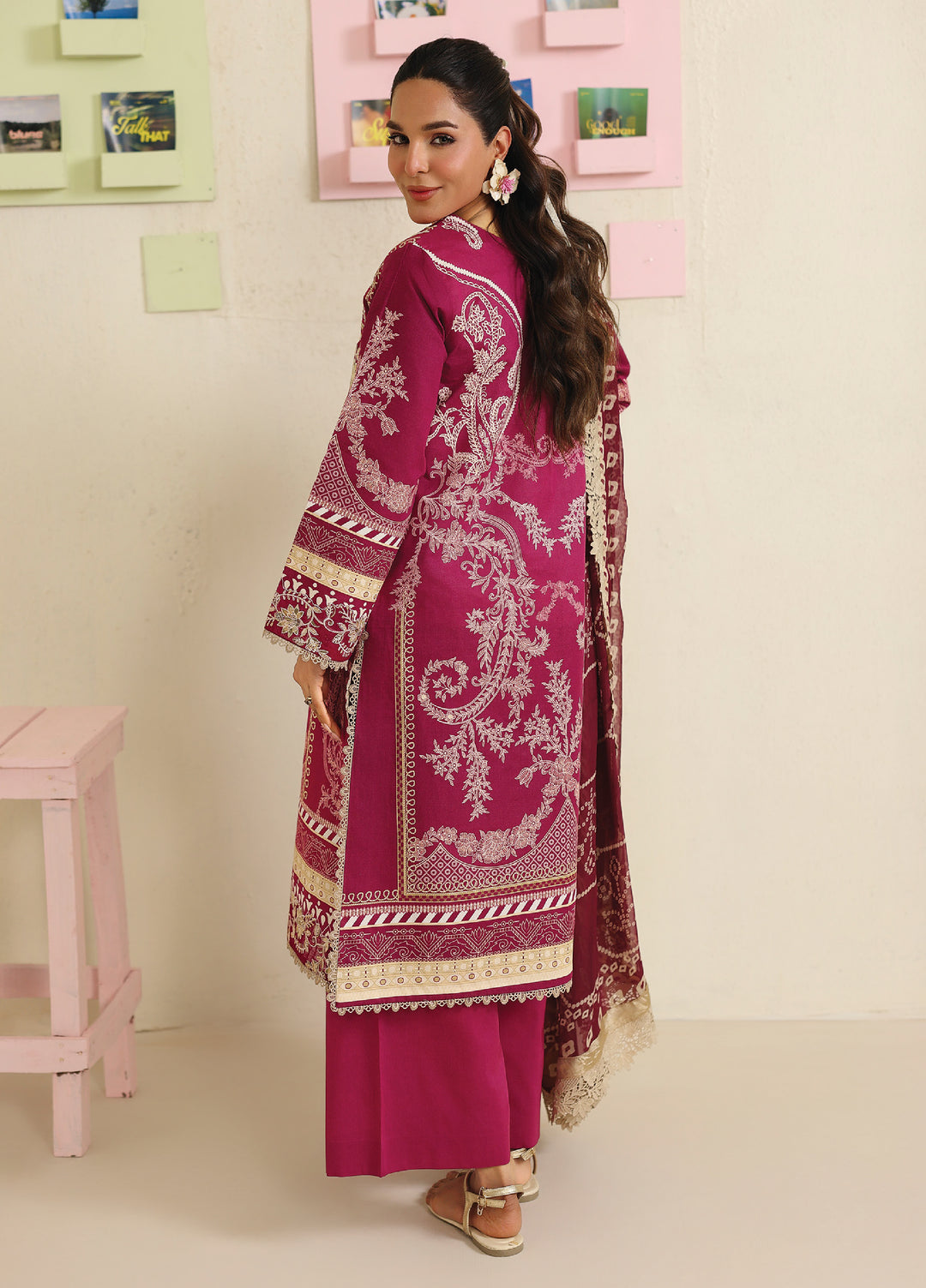 Anaya by Mahnur Unstitched Embroidered Lawn 3 Piece Suit MN26UALV AN2-20 - Festive Collection