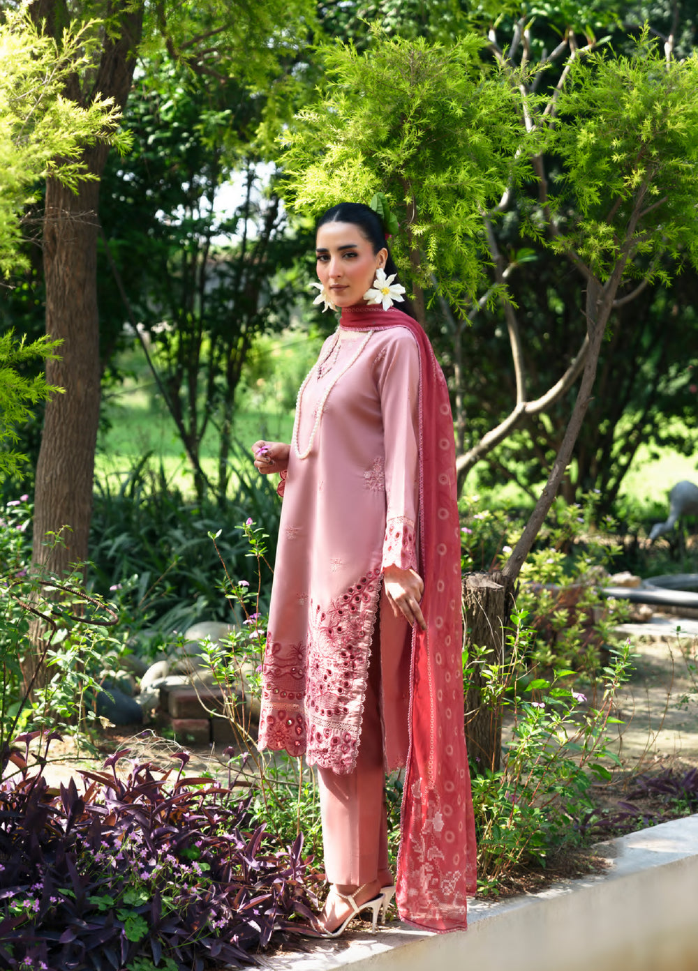 Golden Enara by Rashid Textiles Unstitched Embroidered Lawn 3 Piece Suit RT26ULG 3708 - Casual Collection
