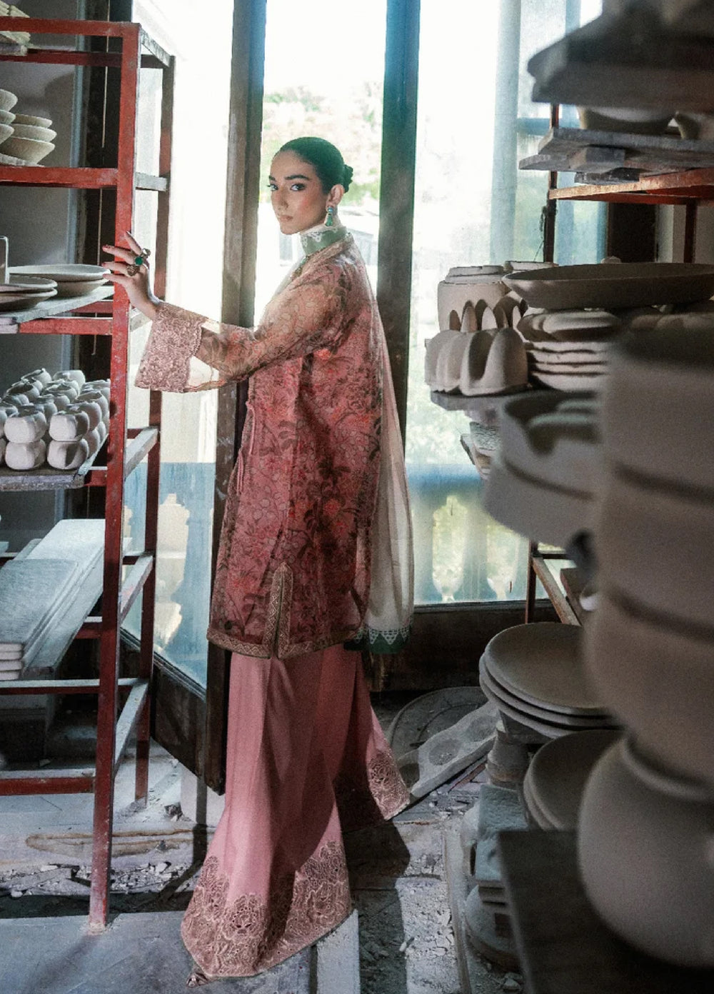 Lady Aik by AIK Atelier Unstitched Embroidered Organza 3 Piece Suit AIK26ULA 09 - Festive Collection