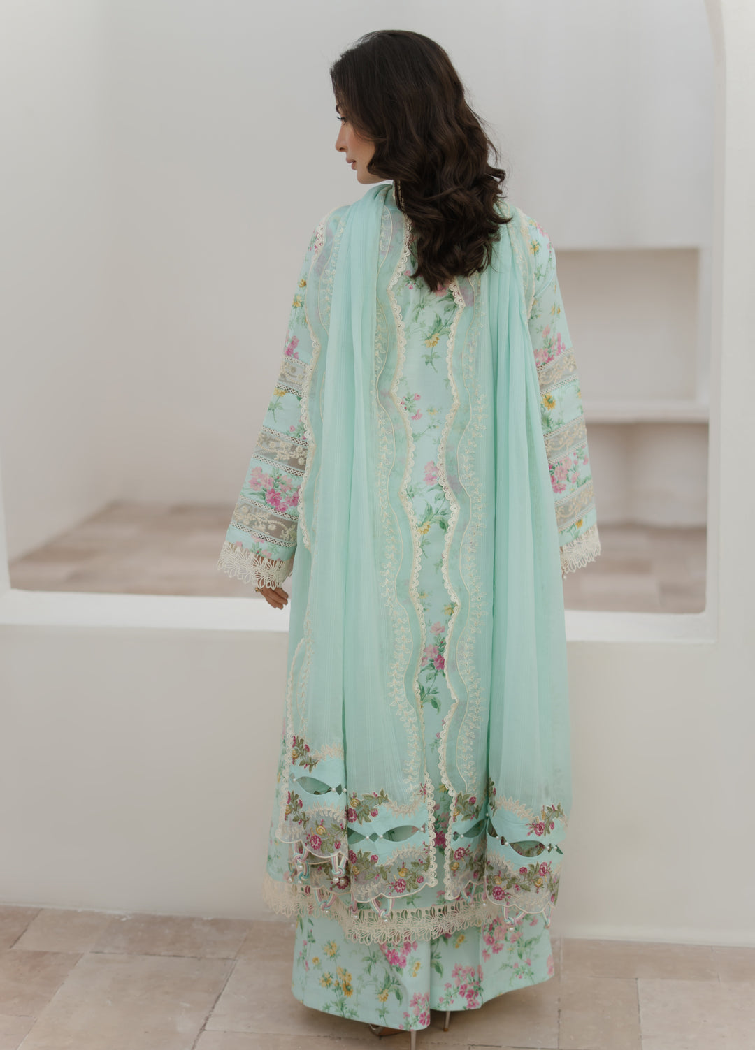 Summer Dream by Manara Unstitched Embroidered Lawn 3 Piece Suit MN26USDL Sea Breeze -03 - Casual Collection
