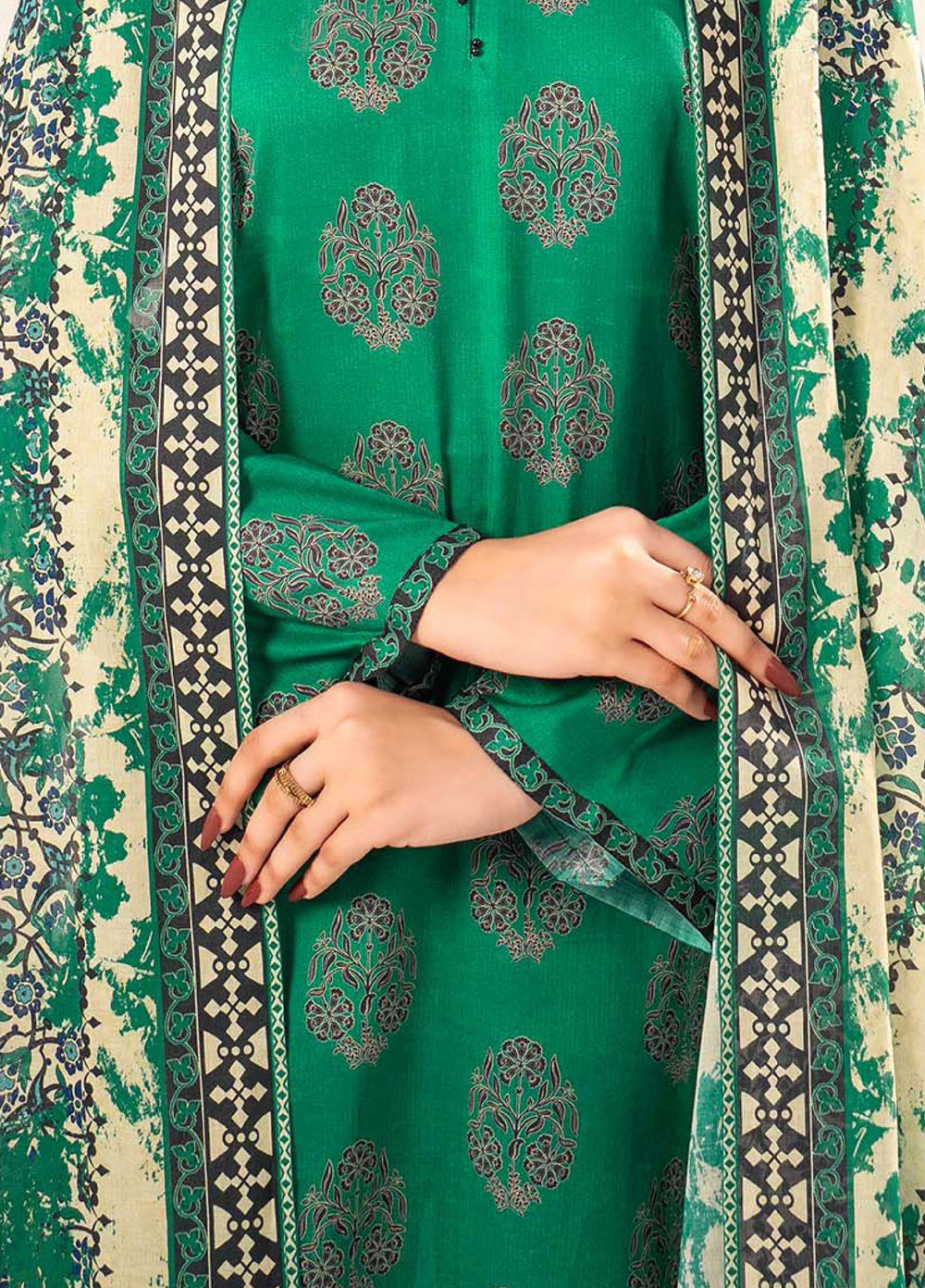 Narmin by Narkin's Unstitched Printed Lawn 3 Piece Suit NN26ULC NUSLW-3127 - Casual Collection