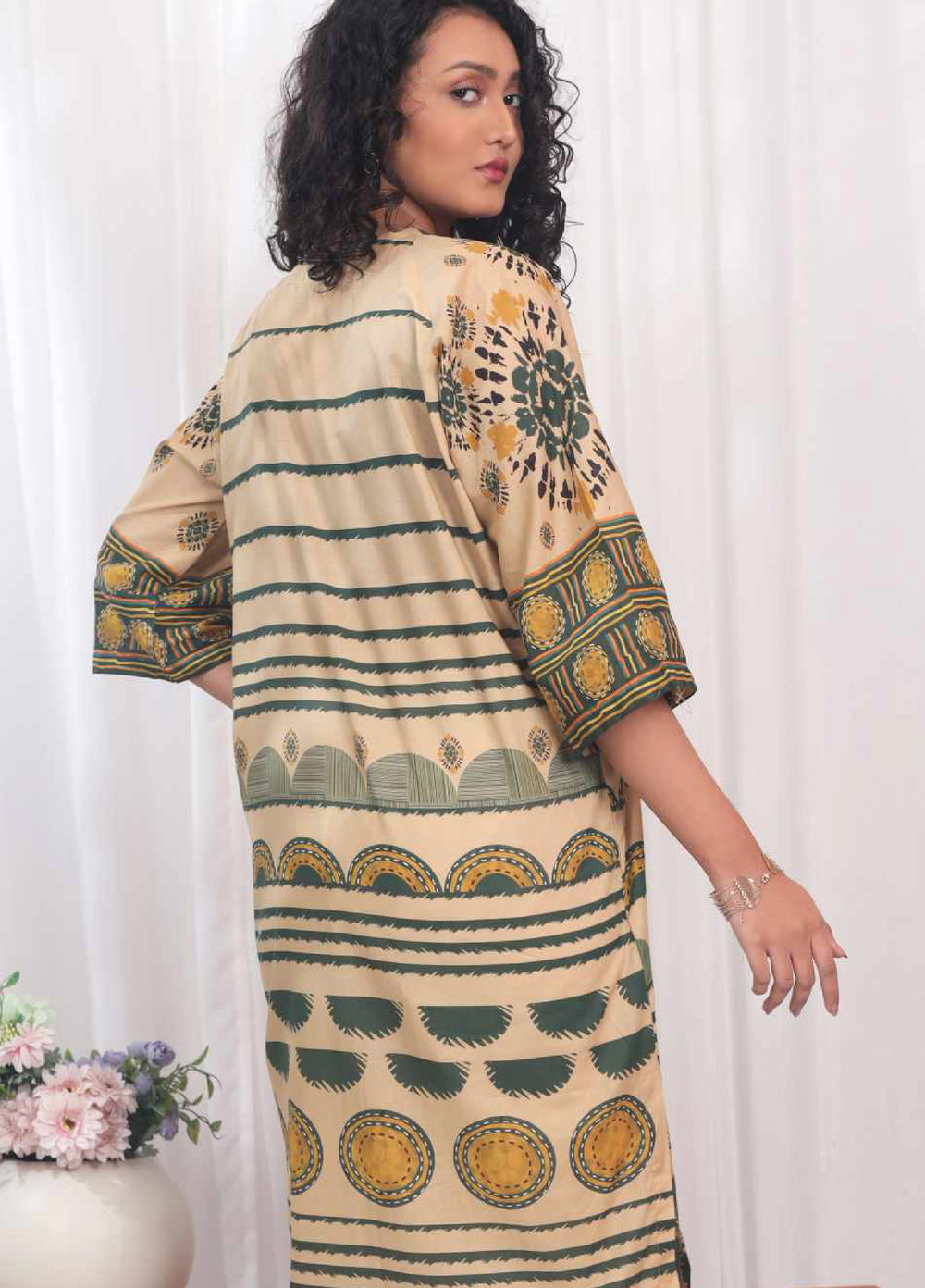 Kamyab Kurti by Rashid Textiles Unstitched Printed Lawn 1 Piece Suit RT26ULK 8754 - Casual Collection