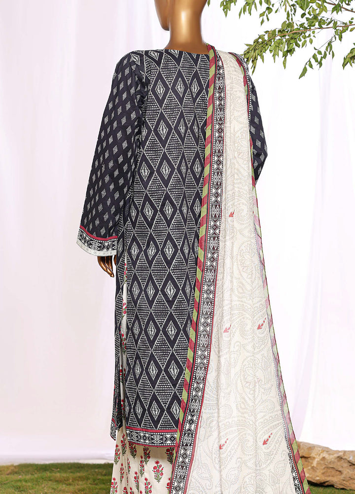 Daily Wear by HZ Textiles RTW Embroidered Lawn 3 Piece Suit HZ26PDW CPE-3P-044 - Casual Collection