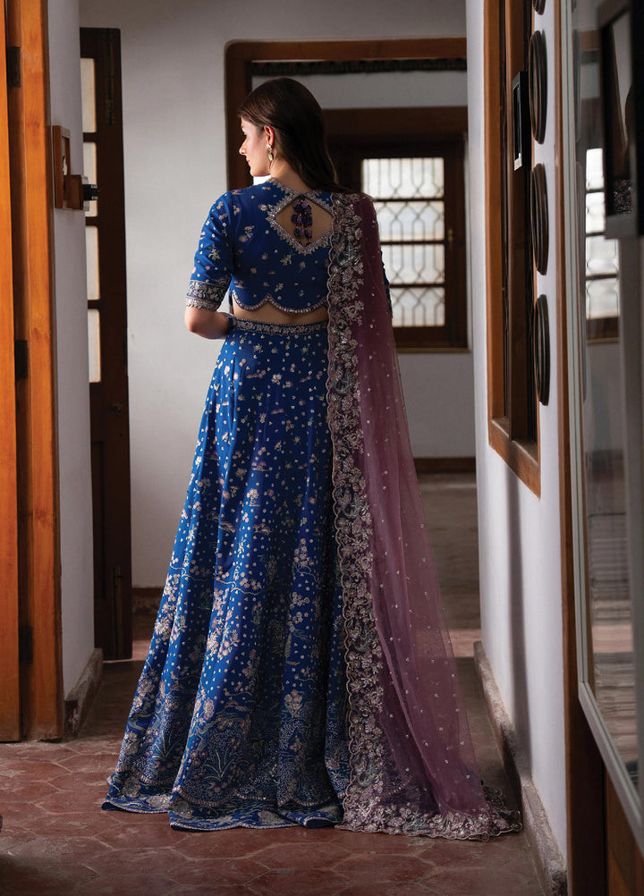 Pehli Nazar by Ayzel Unstitched Embroidered Raw Silk 2 Piece Suit AAF26UPN Sahal AYZ-0161 - Wedding Collection