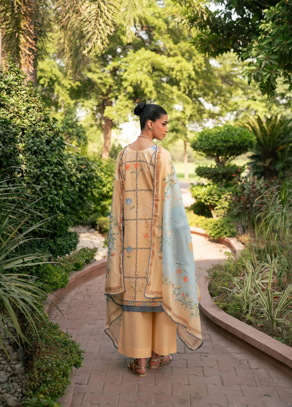Orissa by Rashid Textiles Unstitched Embroidered Lawn 3 Piece Suit RT26ULO 3757 - Casual Collection
