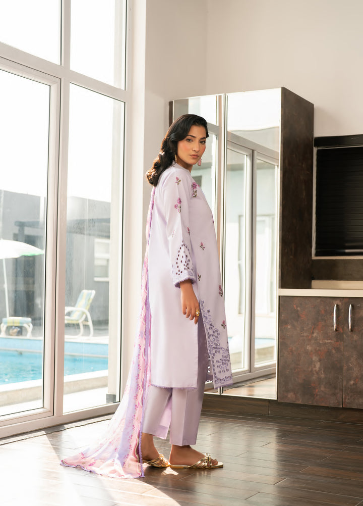 Ekiya by Rashid Textiles Unstitched Embroidered Lawn 3 Piece Suit RT26ULE 3762 - Casual Collection