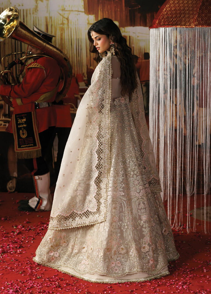 Shehnai by Afrozeh Unstitched Hand work Organza 3 Piece Suit AF26USW Mannat AFR-0156 - Wedding Collection